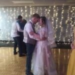 bride and groom first dance